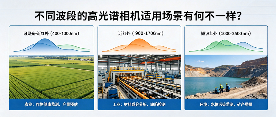 不同波段的高光譜相機適用場景有何不一樣？